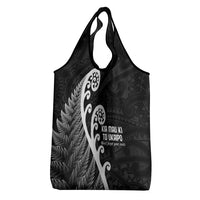 Kia Mau Ki To Ukaipo Grocery Bag Te Reo Maori Koru Fern Art LT9 - Polynesian Pride