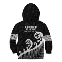 Kia Mau Ki To Ukaipo Kid Hoodie Te Reo Maori Koru Fern Art LT9 - Polynesian Pride