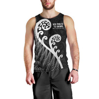 Kia Mau Ki To Ukaipo Men Tank Top Te Reo Maori Koru Fern Art LT9 - Polynesian Pride