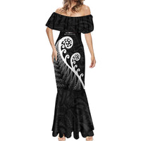 Kia Mau Ki To Ukaipo Mermaid Dress Te Reo Maori Koru Fern Art LT9 - Polynesian Pride