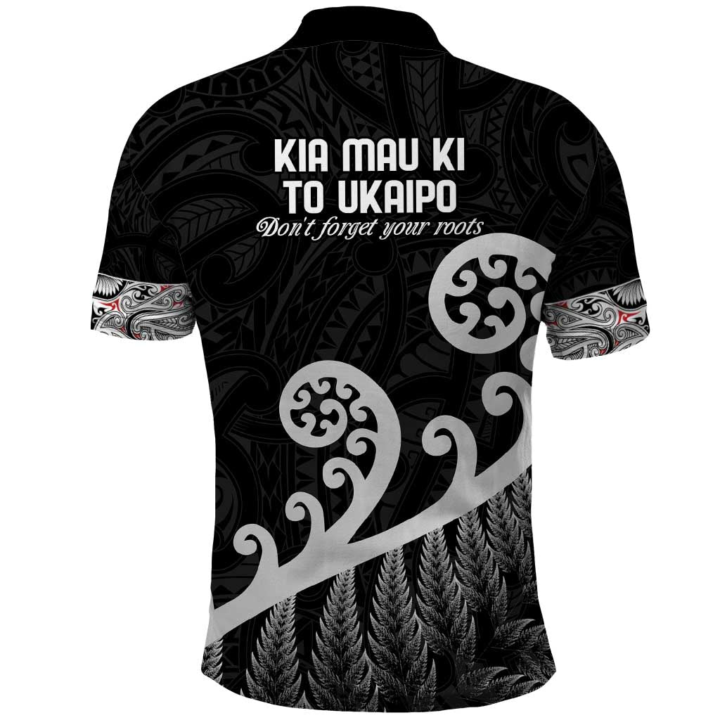 Kia Mau Ki To Ukaipo Polo Shirt Te Reo Maori Koru Fern Art LT9 - Polynesian Pride