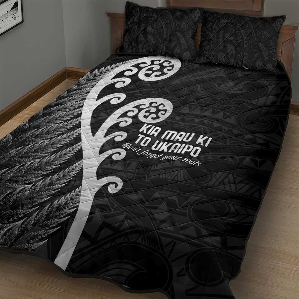 Kia Mau Ki To Ukaipo Quilt Bed Set Te Reo Maori Koru Fern Art LT9 - Polynesian Pride