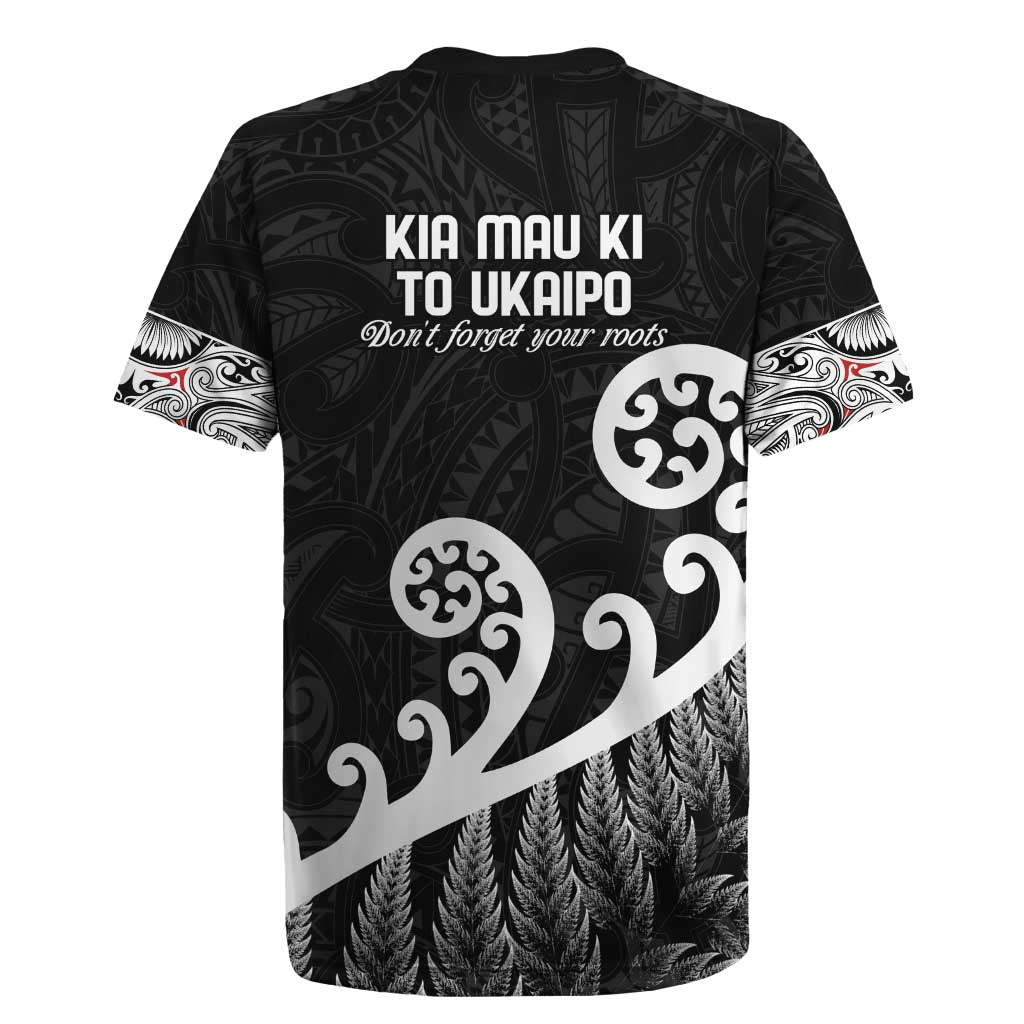 Kia Mau Ki To Ukaipo Rugby Jersey Te Reo Maori Koru Fern Art LT9 - Polynesian Pride