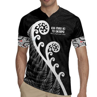 Kia Mau Ki To Ukaipo Rugby Jersey Te Reo Maori Koru Fern Art LT9 - Polynesian Pride