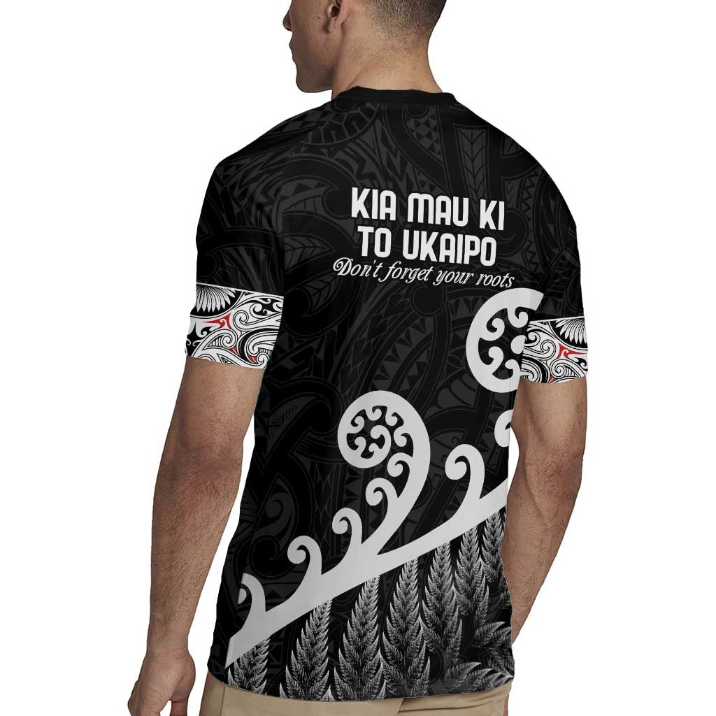 Kia Mau Ki To Ukaipo Rugby Jersey Te Reo Maori Koru Fern Art LT9 - Polynesian Pride