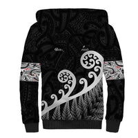 Kia Mau Ki To Ukaipo Sherpa Hoodie Te Reo Maori Koru Fern Art LT9 - Polynesian Pride