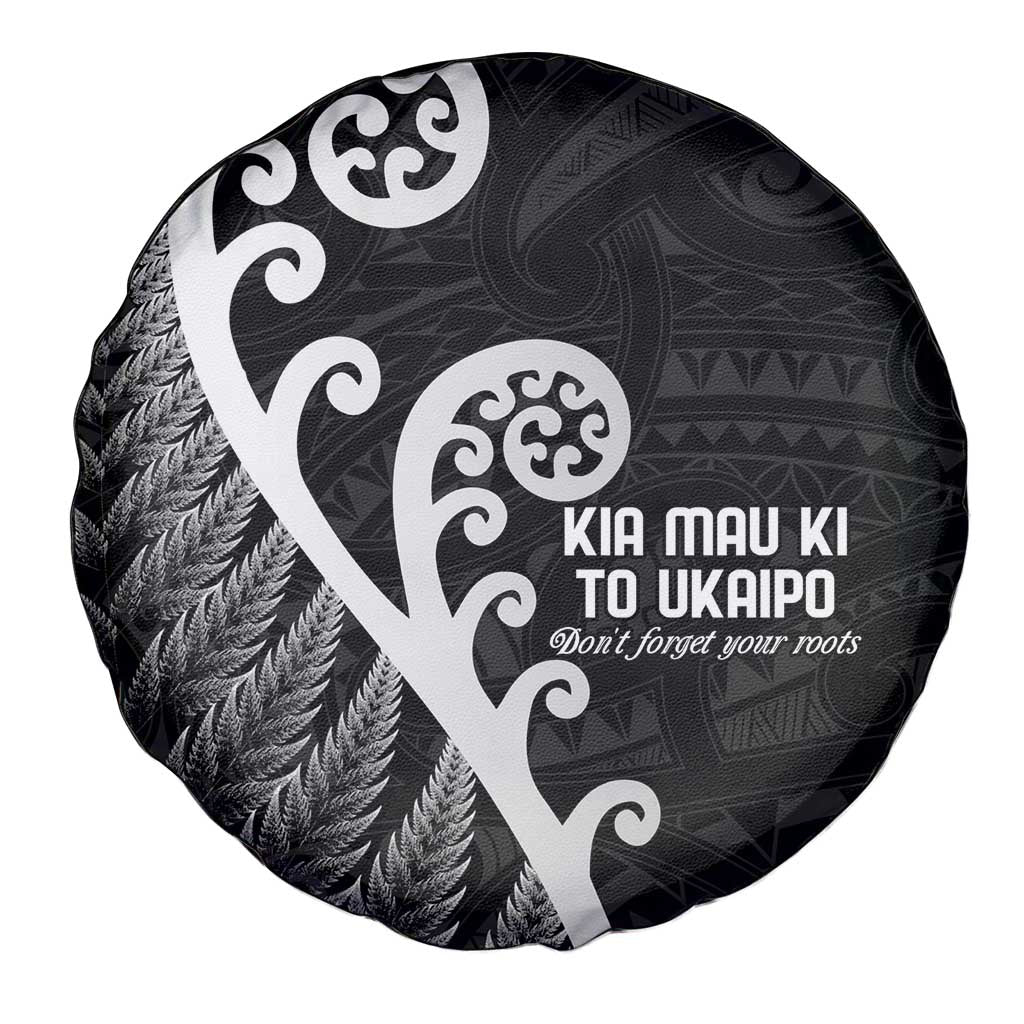 Kia Mau Ki To Ukaipo Spare Tire Cover Te Reo Maori Koru Fern Art LT9 - Polynesian Pride