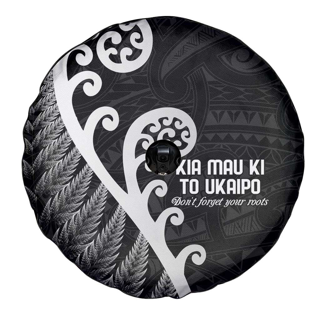 Kia Mau Ki To Ukaipo Spare Tire Cover Te Reo Maori Koru Fern Art LT9 - Polynesian Pride