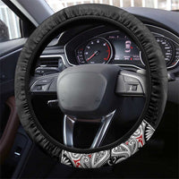 Kia Mau Ki To Ukaipo Steering Wheel Cover Te Reo Maori Koru Fern Art LT9 - Polynesian Pride