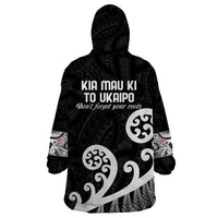 Kia Mau Ki To Ukaipo Wearable Blanket Hoodie Te Reo Maori Koru Fern Art LT9 - Polynesian Pride
