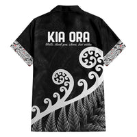 Kia Ora Maori Language Family Matching Summer Maxi Dress and Hawaiian Shirt Te Reo Maori Koru Fern Art LT9 - Polynesian Pride