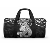 Te Reo Maori Tiki Inspired Art Duffle Bag LT9 One size Black - Polynesian Pride