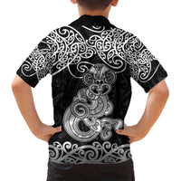 Te Reo Maori Tiki Inspired Art Family Matching Puletasi and Hawaiian Shirt LT9 - Polynesian Pride