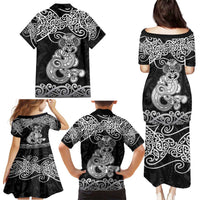 Te Reo Maori Tiki Inspired Art Family Matching Puletasi and Hawaiian Shirt LT9 - Polynesian Pride