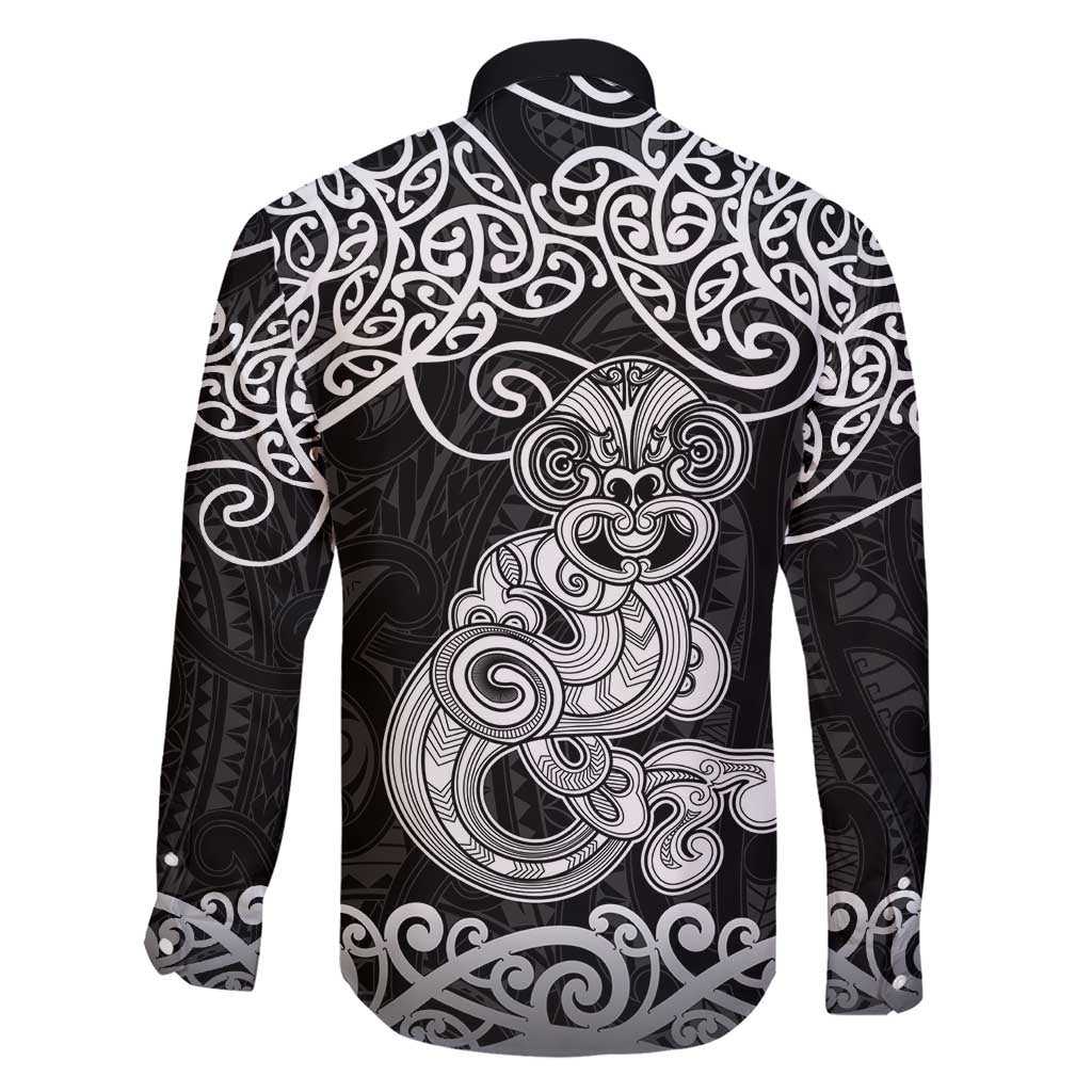 Te Reo Maori Tiki Inspired Art Family Matching Short Sleeve Bodycon Dress and Hawaiian Shirt LT9 - Polynesian Pride