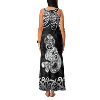 Te Reo Maori Tiki Inspired Art Family Matching Tank Maxi Dress and Hawaiian Shirt LT9 - Polynesian Pride