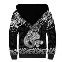 Te Reo Maori Tiki Inspired Art Sherpa Hoodie LT9 - Polynesian Pride