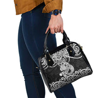 Te Reo Maori Tiki Inspired Art Shoulder Handbag