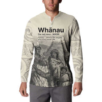 Whanau Maori Language Button Sweatshirt Te Reo Maori Inspired Art