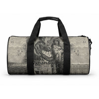 Whanau Maori Language Duffle Bag Te Reo Maori Inspired Art LT9 One size Nude - Polynesian Pride