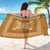Hawaiian Quilt Block Design Sarong Gold Hawaii Culture Motifs - Polynesian Pride