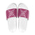 Hawaiian Quilt Block Design Slide Sandals Pink Hawaii Culture Motifs - Polynesian Pride