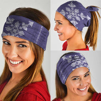 Hawaiian Quilt Block Design Neck Gaiter Purple Hawaii Culture Motifs - Polynesian Pride