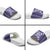 Hawaiian Quilt Block Design Slide Sandals Purple Hawaii Culture Motifs - Polynesian Pride