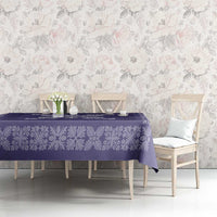 Hawaiian Quilt Block Design Tablecloth Purple Hawaii Culture Motifs - Polynesian Pride