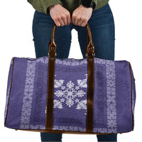 Hawaiian Quilt Block Design Travel Bag Purple Hawaii Culture Motifs LT9 Purple - Polynesian Pride