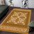 Hawaiian Quilt Pattern Area Rug Gold Hawaii Culture Tropical - Polynesian Pride