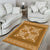 Hawaiian Quilt Pattern Area Rug Gold Hawaii Culture Tropical - Polynesian Pride