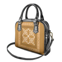 Hawaiian Quilt Pattern Shoulder Handbag Gold Hawaii Culture Tropical LT9 - Polynesian Pride