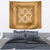 Hawaiian Quilt Pattern Tapestry Gold Hawaii Culture Tropical - Polynesian Pride