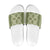 Hawaiian Quilt Pattern Slide Sandals Lime Hawaii Culture Tropical - Polynesian Pride