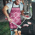 Hawaiian Quilt Pattern Apron Pink Hawaii Culture Tropical - Polynesian Pride