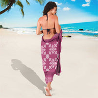 Hawaiian Quilt Pattern Sarong Pink Hawaii Culture Tropical - Polynesian Pride