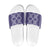Hawaiian Quilt Pattern Slide Sandals Purple Hawaii Culture Tropical - Polynesian Pride