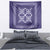 Hawaiian Quilt Pattern Tapestry Purple Hawaii Culture Tropical - Polynesian Pride