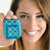 Hawaiian Quilt Pattern AirPods Case Teal Hawaii Culture Tropical - Polynesian Pride