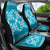 Hawaiian Quilt Pattern Car Seat Cover Teal Hawaii Culture Tropical - Polynesian Pride