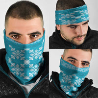Hawaiian Quilt Pattern Neck Gaiter Teal Hawaii Culture Tropical LT9 - Polynesian Pride