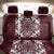 Palm Leaf Quilt Pattern Back Car Seat Cover Hawaii Culture Floral - Polynesian Pride