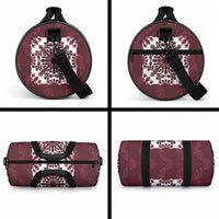 Palm Leaf Quilt Pattern Duffle Bag Hawaii Culture Floral LT9 - Polynesian Pride