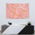 Pink Tropical Floral Palaka Tapestry Hawaiian Quilt Pattern - Polynesian Pride