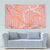 Pink Tropical Floral Palaka Tapestry Hawaiian Quilt Pattern - Polynesian Pride
