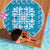 Blue Ulu Palaka Quilt Pattern Beach Blanket Hawaii Culture Breadfruit - Polynesian Pride