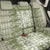 Green Ulu Palaka Quilt Pattern Back Car Seat Cover Hawaii Culture Breadfruit - Polynesian Pride