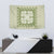 Green Ulu Palaka Quilt Pattern Tapestry Hawaii Culture Breadfruit - Polynesian Pride