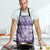 Purple Ulu Palaka Quilt Pattern Apron Hawaii Culture Breadfruit - Polynesian Pride